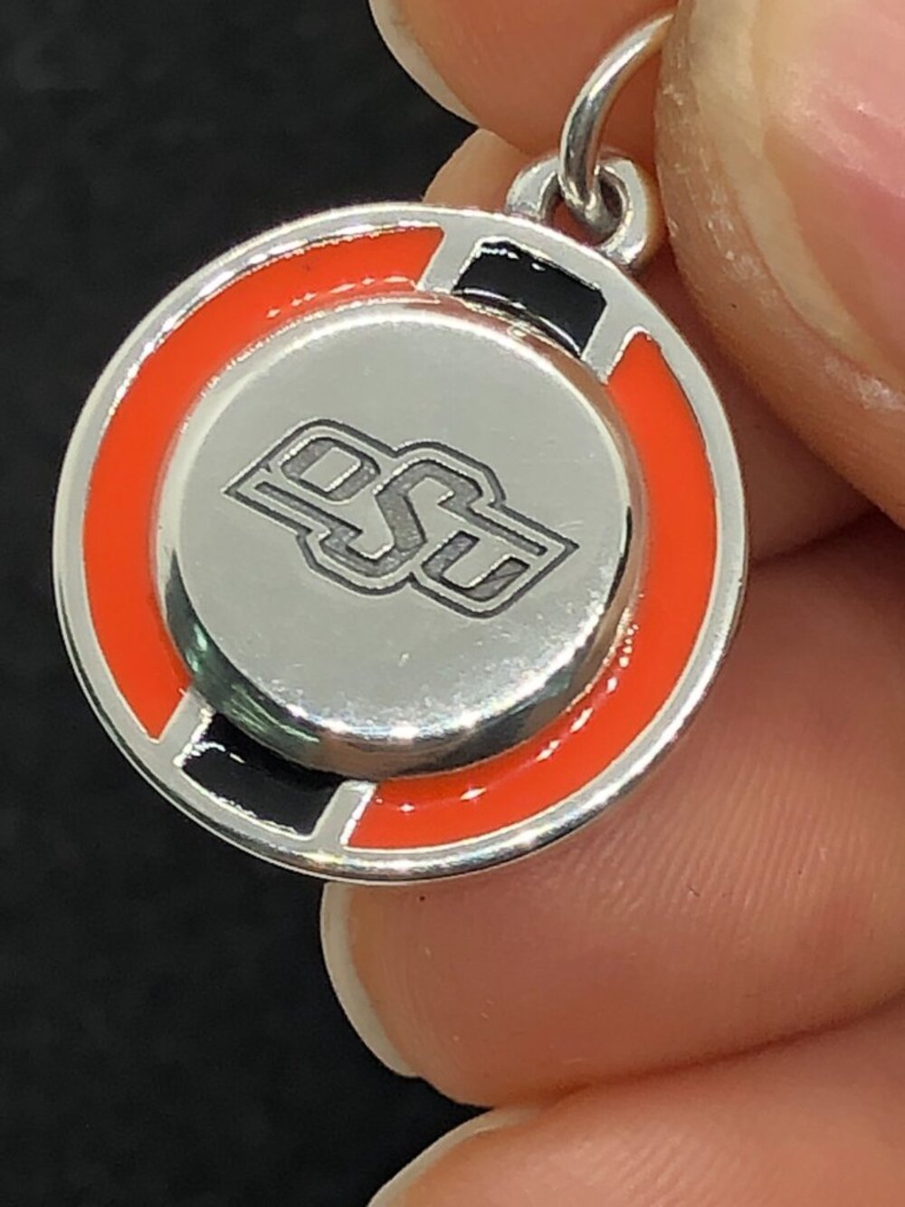 James Avery Enamel Oklahoma State University School Spirit Charm